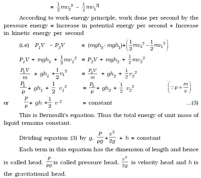 Total Energy Of A Liquid Engineersfield